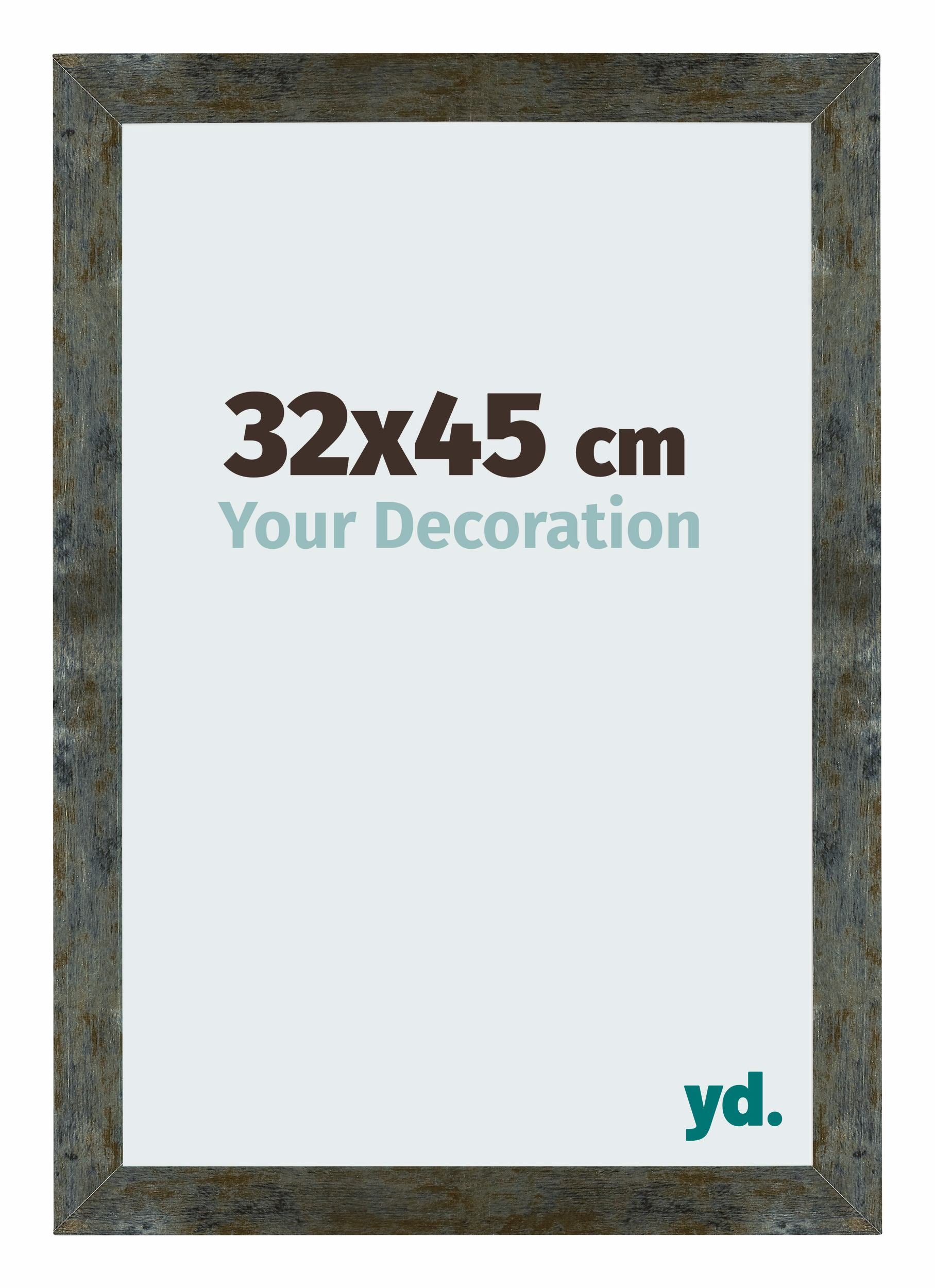 Mura MDF Photo Frame 32x45cm Gold Shiny Front Size | Yourdecoration.com