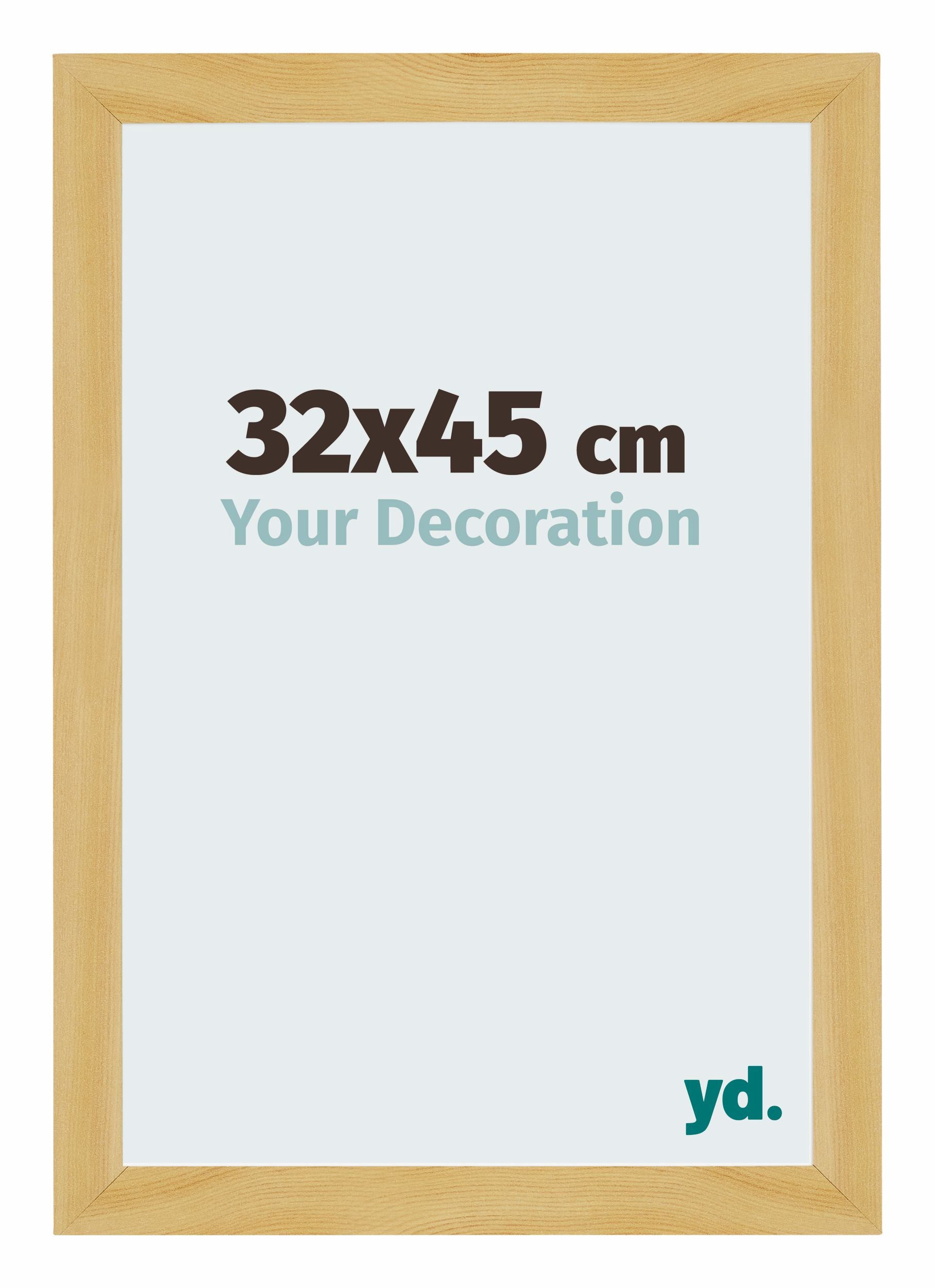 Mura MDF Photo Frame 32x45cm Metal Vintage Front Size | Yourdecoration.com