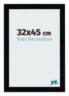 Mura MDF Photo Frame 32x45cm Noir Brillant Front Size | Yourdecoration.com