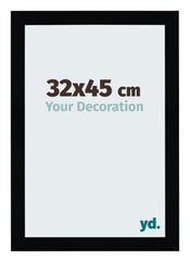 Mura MDF Photo Frame 32x45cm Noir Brillant Front Size | Yourdecoration.com