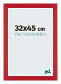 Mura MDF Photo Frame 32x45cm Silver Shiny Vintage Front Size | Yourdecoration.com