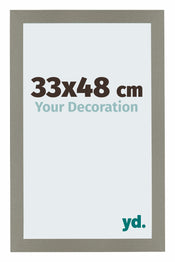 Mura MDF Photo Frame 33x48cm Anthracite Front Size | Yourdecoration.com