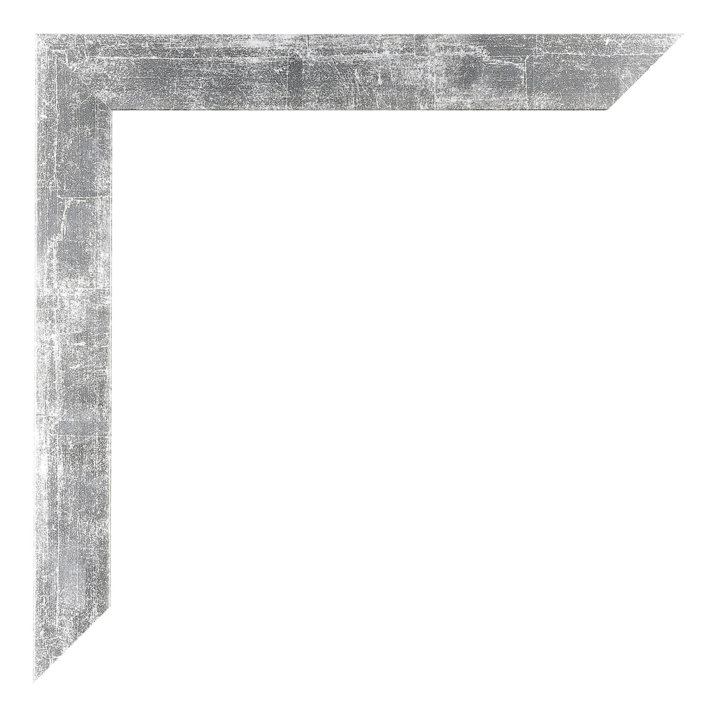 Mura MDF Photo Frame 33x48cm Argent Brillant Vintage Detail Corner | Yourdecoration.com
