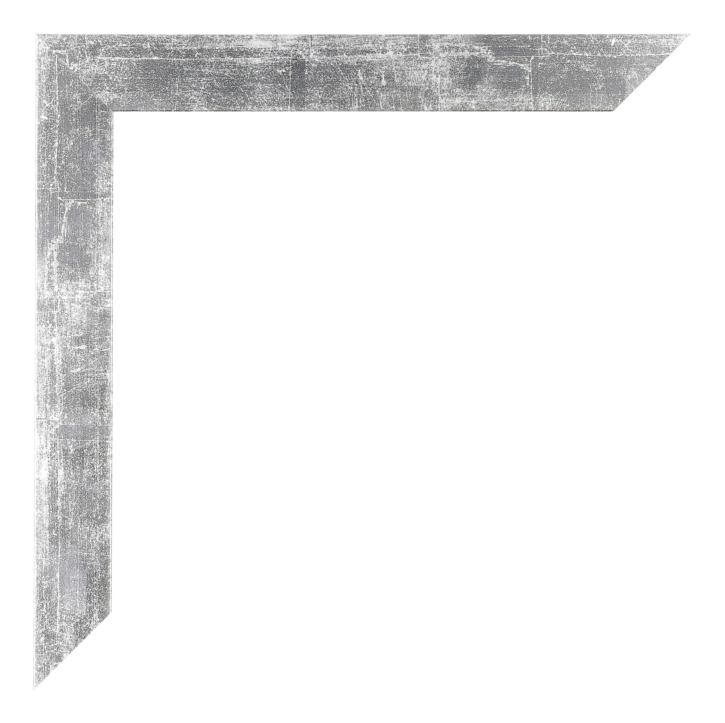 Mura MDF Photo Frame 33x48cm Argent Brillant Vintage Detail Corner | Yourdecoration.com