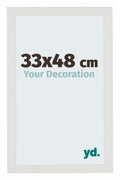 Mura MDF Photo Frame 33x48cm Blanc Mat Front Size | Yourdecoration.com