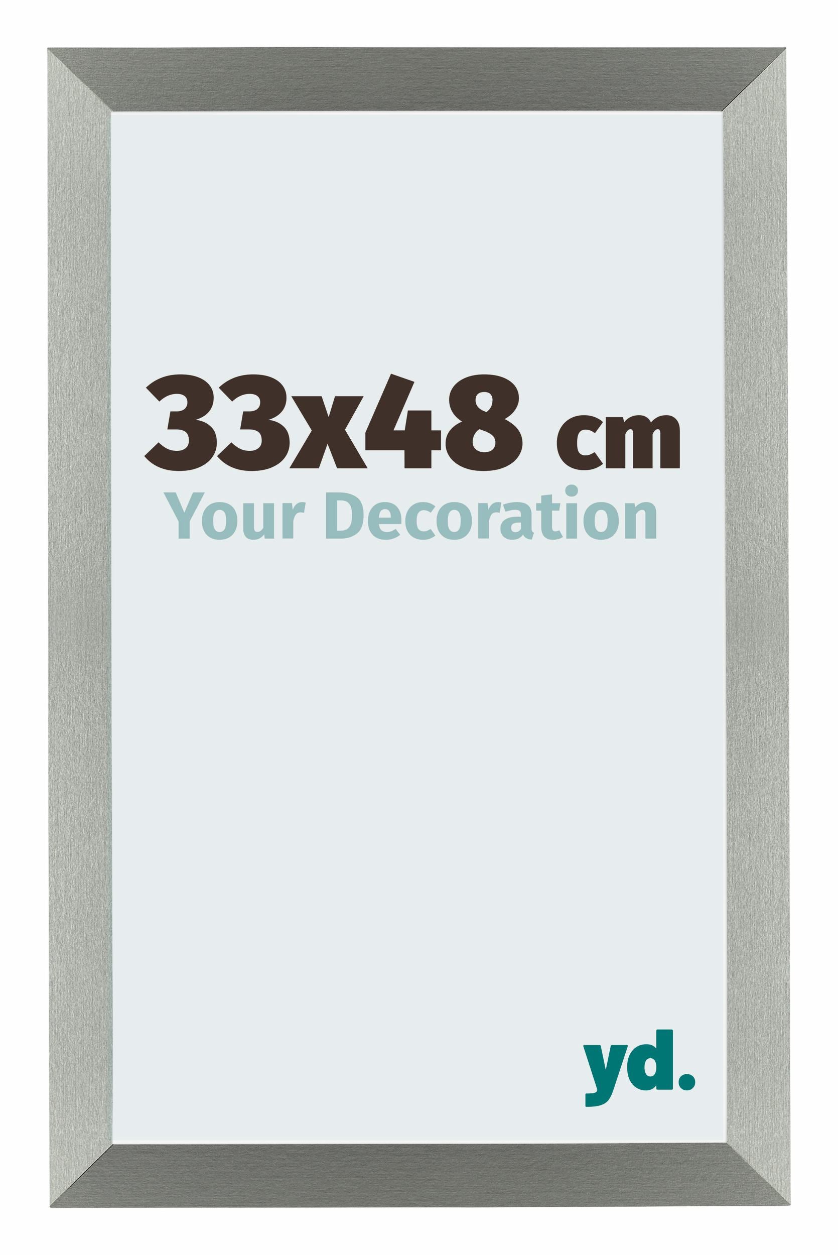 Mura MDF Photo Frame 33x48cm Champagne Front Size | Yourdecoration.com