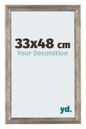 Mura MDF Photo Frame 33x48cm Métal Vintage Front Size | Yourdecoration.com