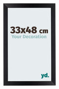 Mura MDF Photo Frame 33x48cm Noir Mat Front Size | Yourdecoration.com
