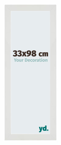 Mura MDF Photo Frame 33x98cm Blanc Mat Front Size | Yourdecoration.com