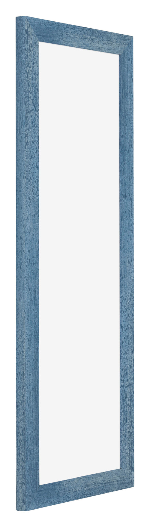 Mura MDF Photo Frame 33x98cm Bleu Brillant Patiné Front Oblique | Yourdecoration.com