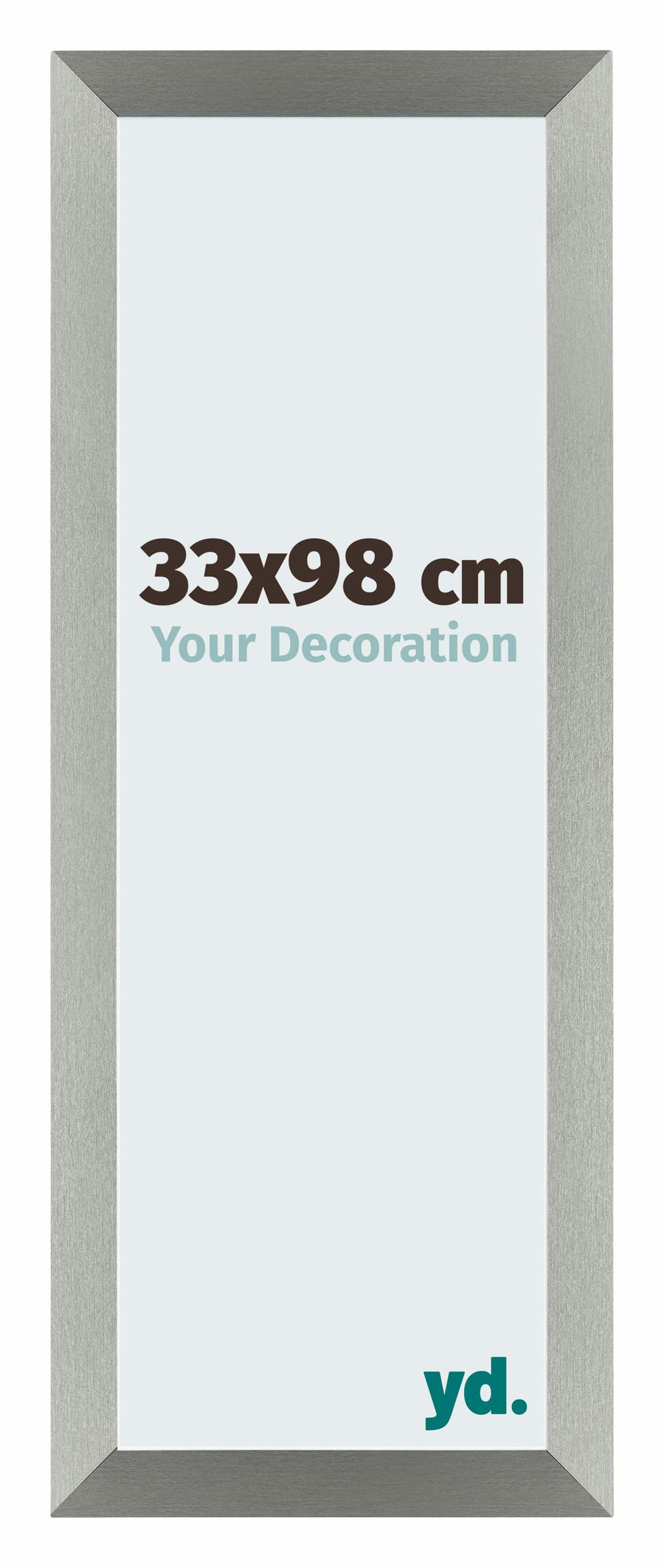 Mura MDF Photo Frame 33x98cm Champagne Front Size | Yourdecoration.com