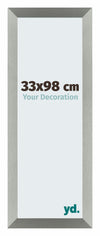 Mura MDF Photo Frame 33x98cm Champagne Front Size | Yourdecoration.com