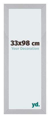 Mura MDF Photo Frame 33x98cm Gris Clair Front Size | Yourdecoration.com