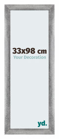 Mura MDF Photo Frame 33x98cm Gris Patiné Front Size | Yourdecoration.com