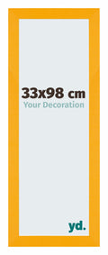 Mura MDF Photo Frame 33x98cm Jaune Front Size | Yourdecoration.com