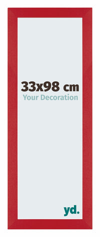 Mura MDF Photo Frame 33x98cm Rouge Front Size | Yourdecoration.com
