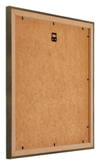 Mura MDF Photo Frame 35x35cm Bronze Design Back Oblique | Yourdecoration.com