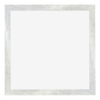 Mura MDF Photo Frame 35x35cm Silver Glossy Vintage Front | Yourdecoration.com