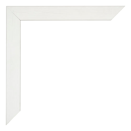 Mura MDF Photo Frame 35x35cm White Wiped Detail Corner | Yourdecoration.com