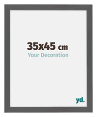 Mura MDF Photo Frame 35x45cm Anthracite Size | Yourdecoration.com