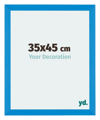 Mura MDF Photo Frame 35x45cm Bright Blue Front Size | Yourdecoration.com