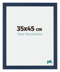 Mura MDF Photo Frame 35x45cm Dark Blue Swept Front Size | Yourdecoration.com