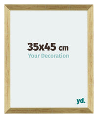 Mura MDF Photo Frame 35x45cm Gold Shiny Front Size | Yourdecoration.com