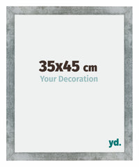 Mura MDF Photo Frame 35x45cm Iron Swept Front Size | Yourdecoration.com