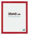 Mura MDF Photo Frame 35x45cm Red Front Size | Yourdecoration.com