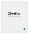 Mura MDF Photo Frame 35x45cm White High Gloss Front Size | Yourdecoration.com