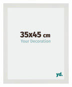 Mura MDF Photo Frame 35x45cm White Matte Front Size | Yourdecoration.com
