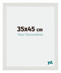 Mura MDF Photo Frame 35x45cm White Matte Front Size | Yourdecoration.com