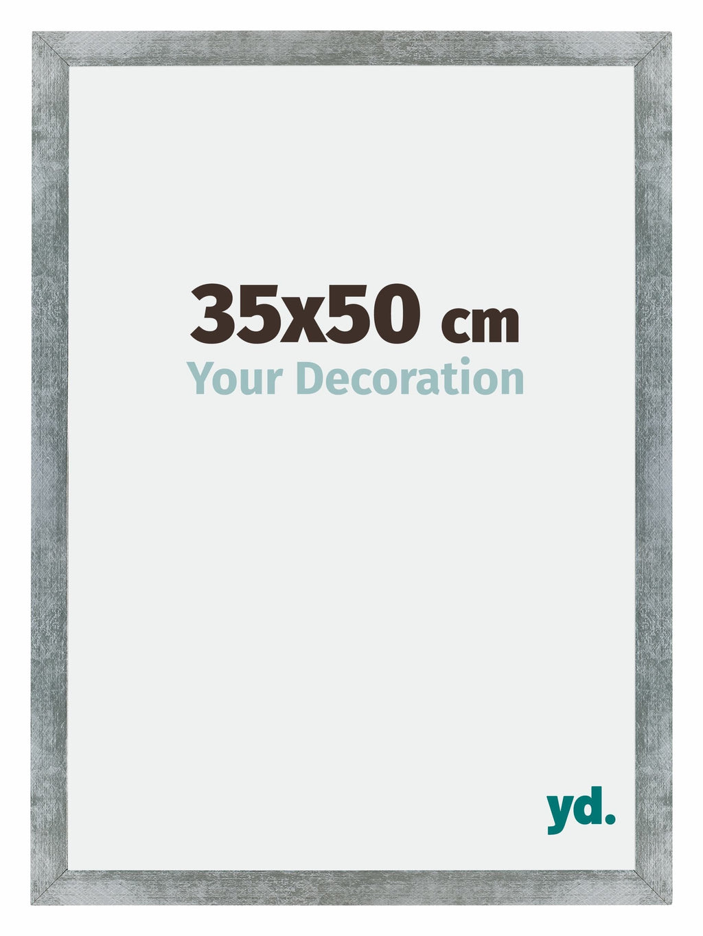 Mura MDF Photo Frame 35x50cm Iron Swept Front Size | Yourdecoration.com