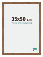 Mura MDF Photo Frame 35x50cm Oak Rustic Front Size | Yourdecoration.com