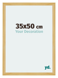 Mura MDF Photo Frame 35x50cm Pine Design Front Size | Yourdecoration.com
