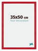 Mura MDF Photo Frame 35x50cm Red Front Size | Yourdecoration.com