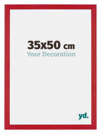 Mura MDF Photo Frame 35x50cm Red Front Size | Yourdecoration.com