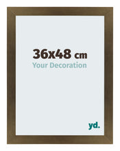 Mura MDF Photo Frame 36x48cm Bronze Design Front Size | Yourdecoration.com