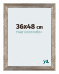 Mura MDF Photo Frame 36x48cm Metal Vintage Front Size | Yourdecoration.com