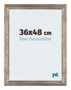 Mura MDF Photo Frame 36x48cm Metal Vintage Front Size | Yourdecoration.com