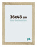 Mura MDF Photo Frame 36x48cm Sonoma Oak Front Size | Yourdecoration.com