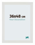Mura MDF Photo Frame 36x48cm White Matte Front Size | Yourdecoration.com