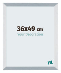 Mura MDF Photo Frame 36x49cm Aluminium Brossé Front Size | Yourdecoration.com