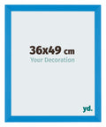 Mura MDF Photo Frame 36x49cm Bleu Brillant Front Size | Yourdecoration.com