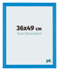 Mura MDF Photo Frame 36x49cm Bleu Brillant Front Size | Yourdecoration.com