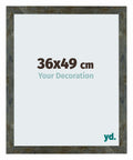 Mura MDF Photo Frame 36x49cm Bleu Or Mélangé Front Size | Yourdecoration.com