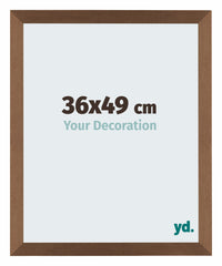 Mura MDF Photo Frame 36x49cm Cuivre Décor Front Size | Yourdecoration.com