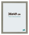 Mura MDF Photo Frame 36x49cm Gris Front Size | Yourdecoration.com