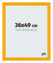 Mura MDF Photo Frame 36x49cm Jaune Front Size | Yourdecoration.com