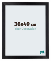 Mura MDF Photo Frame 36x49cm Noir Mat Front Size | Yourdecoration.com